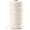 G2PLUS Macrame Corda di Cotone Spago Beige 1mm x 300M Filo Spago Cotone per di Cotone Natalizia Cucina Cottura Natale Confezionamento Regalo