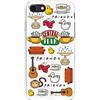 Ert Group Custodia protettiva originale e ufficiale, con licenza ufficiale Friends della serie TV per iPhone 7, 8, SE2, cover in plastica TPU silicone per proteggere da urti e graffi