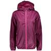 Cmp Woman Rain Fix Hood Jacket Giacchetta Imperm. Viola Piedp. Donna