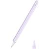 MoKo Cover Protettiva per Apple Pencil PRO, Apple Pencil 2a Gen, Custodia Protettiva per Penna in PC e Silicone con Cappuccio per Punta della Penna Compatibile con Ricarica Magnetica, Taro Viola