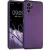 kwmobile Custodia Compatibile con Xiaomi Redmi Note 10 / Note 10S Cover - Back Case Morbida - Protezione in Silicone TPU Effetto Metallizzato bordeaux metallizzato