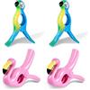Sopito Clip per asciugamani da spiaggia, Sopito 4 pezzi Mollette per bucato in plastica antivento Grandi mollette per asciugamani portatili Clip Supporti per coperte trapuntate per lettini da piscina Patio