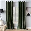 MIULEE Tende Velluto Verde Matcha per Interni Tenda Moderne, Eleganti Tenda per Camera da Letto Salotto e Soggiorno, 2 Pezzi Tende Oscuranti Termiche per Interni Velluto con Occhielli L 140 x A 245 CM