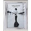 VALENTI & CO. Valenti&Co - Cornice Portafoto in Argento Lucida Martellata cm 15x20. Ideale Come Regalo per Matrimonio, Compleanno di Amici, o per la Mamma e papà.