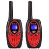 Retevis RT628 Walkie Talkie Bambini, Regalo Giocattolo VOX a Lungo Raggio per Vacanze, Facile da Usare per Campeggio e Avventura (1 Coppia, Rosso)