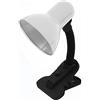 BEL AIR HOME - Lampada da Scrivania DEDALO 1xE27 - Stile Moderno - Base in Metallo - Luce Bianca Calda - Design Elegante - Lampada da Tavolo - Bianco, Plastica