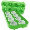 VB VIN BOUQUET Vin Bouquet Gelato Rotondo Vassoio per cubetti di Ghiaccio in Silicone, Verde, 0 cm
