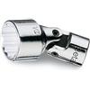 Beta 910AS-SN 1/2 - Chiavi a bussola snodate con attacco quadro femmina 3/8 bocca poligonale, cromate
