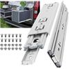AOLISHENG Guide Per Cassetti Carichi Pesanti 600 mm Montaggio Laterale Guida Estrazione Totale Portata Massima 68 kg Binari Cassetto Scorrevoli Per Ufficio Camper Garage Industriale 1 Paio(2 Pezzi)