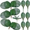 FagusHome 10 pezzi orchidee Phalaenopsis artificiali foglie 11 pollici foglia verde orchidee finte (C)
