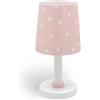 Dalber Lampada da tavolo o comodino per bambini Star Light stelle Rosa