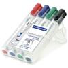STAEDTLER Pennarelli Lumocolor whiteboard 351 - tratto 2 mm - colori assortiti - Staedtler - conf. 4 pezzi (unità vendita 1 pz.)