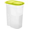 TNM Contenitori Alimentari per Cereali Set (4x2,5L), Contenitori Ermetici  Alimentari Plastica con Coperchio per Alimenti Set, Senza BPA, Utilizzato