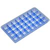 Lurch 10470 Stampo per cubetti di Ghiaccio 20x20 mm Colore: Blu
