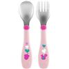 CHICCO (ARTSANA SpA) POSATE INOX 18M+ ROSA/VERDE CHICCO®