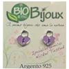 ROSSI ITALIA Srls ORECCHINO LUCCHETTO/CUORE LILLA BIOETIC BIJOUX