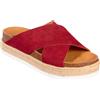 SCHOLL SHOES "MALINDY CROSS SUEDE WOMANS RUBY RED N36 Dr.Scholl's®"
