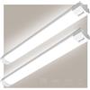 Airand 2 Pezzi Neon Led 150cm Tubo Led Barra 45W 4500LM Plafoniera Led Soffitto Garage Impermeabile IP66 Luminoso Lampada per Cucina Officina Ufficio Bagno Seminterrato Giardino Magazzino Bianco Neutro 4000K