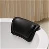 Zfuwer - Cuscino per vasca da bagno con vasca idromassaggio, supporto per poggiatesta e collo, adatto per vasca da bagno quadrata (nero)
