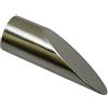 Gardinia Terminali per aste per Tende, 2 x Terminali Elypse, Serie Chicago, Metallo, Acciaio Inossidabile, Diametro 20 mm