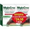 MiglioCres - Integratore Capelli Uomo Con Zinco e Selenio Confezione 60+60 Capsule