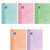 Oxford Favorit 400159113 Quaderno A4, Pastello, Spiralato, a Righe, Carta 90 g/mq, 5 Pezzi, Colori Assortiti