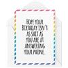 Tongue in Peach Biglietti di compleanno divertenti | As Sh* t As You Are At Answering Your Phone Card | For Him Her Banter Joke Sweary Daughter Son Mate Novelty | CBH648