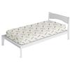 Italian Bed Linen Coprimaterasso Singolo 90x200cm Antiacaro, Copri Materasso Letto con Trattamento Antiacaro, Antifungino e Antibatterico