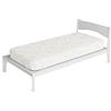 Italian Bed Linen Coprimaterasso Singolo 90x200cm Lino, Copri Materasso Letto con Fibra Di Lino