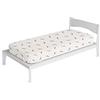 Italian Bed Linen Coprimaterasso Singolo 90x200cm Crabyon, Copri Materasso Letto con Fibra Di Crabyon