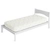Italian Bed Linen Coprimaterasso Singolo 90x200cm Canapa, Copri Materasso Letto con Fibra Di Canapa