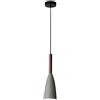 Hobaca E27 Grigio Legna Moderno nordico Lampada a sospensione Hanging Lamp Luci della sala da pranzo Illuminazione dell'isola della cucina