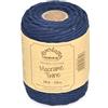 Everlasto - Bobine da 50 m, in morbido cotone colorato macramè 38/6 (4 mm circa) (blu navy)