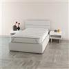 Italian Bed Linen Topper Singolo 80x195 Made in Italy con Fibra di Lino per Massimo Comfort