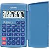 CasioLC-401LV-BU calcolatrice tascabile - Display a 8 cifre, blu | Einfacher Schulrechner mit gut lesbarem Display und den Grundrechenarten. Ideal für Grundschule und Alltag.