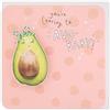 Clintons: Leaving To 'Avo' Baby, Leaving to have a Baby Card, 11 x 15 cm