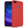 N NEWTOP Cover Compatibile per Xiaomi Mi 8 Lite, Custodia TPU Soft Gel Silicone Ultra Slim Sottile Flessibile Case Posteriore Protettiva (Rosso)