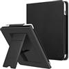 FINTIE Custodia per 7 Kobo Libra Colour (2024) / Kobo Libra 2 (2021) eReader - Stand Cover Protettiva Case con Card Slot e Hand Strap, Auto Sveglia/Sonno, Nero