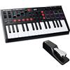 M-Audio Oxygen Pro Mini - Tastiera Midi Controller Usb A 32 Tasti Con Pad Beat, Manopole, Tasti E Fader Assegnabili Via Midi & Sp-2 - Pedale Di Sustain Universale Per Tastiera In Stile Pianoforte