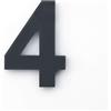 Meinplexi Z4-25 Numero civico, Antracite RAL: 7016, Taglia unica