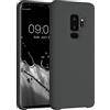 kwmobile Custodia Compatibile con Samsung Galaxy S9 Plus Cover - Back Case per Smartphone in Silicone TPU - Protezione Gommata - nero matt