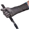 ThreeH Guanti protettivi Manicotto allungabile 14 pollici Acciaio inossidabile 316L per tagliare Tritare Affettare Lavorazione della carne Guanto resistente al taglio GL21 M