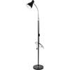 Virone LAR Lampada Da Terra Con Braccio Flessibile 155 cm max 20W E27 (Nero)