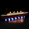 BRIKSMAX Kit di illuminazione a led per LEGO Creator Titanic - Compatibile con Lego 10294 Modello di blocchi predefiniti- Non includere il set Lego