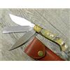 COLTELLO 20,5 CM tripla LAMA SARDO ARBURESA Pattada Lametta MANICO CORNO MUFLONE