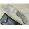 KNIFE COLTELLO 20,5 CM SCUOIO SARDEGNA MANICO CORNO DI BUFALO DAMASCO pattada
