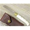KNIFE COLTELLO 17,5 CM SARDEGNA SARDO GALLURESA LAMETTA MANICO IN Osso TIBIA