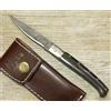 KNIFE COLTELLO 17 CM SARDEGNA SARDO Pattada damasco MANICO in corno di bufalo