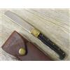 KNIFE COLTELLO 17,5 CM SARDEGNA SARDO GALLURESA LAMETTA MANICO CORNO DI BUFALO