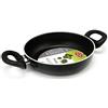 Ballarini Firenze Tegame 2 Manici, Alluminio, Nero, 30 cm